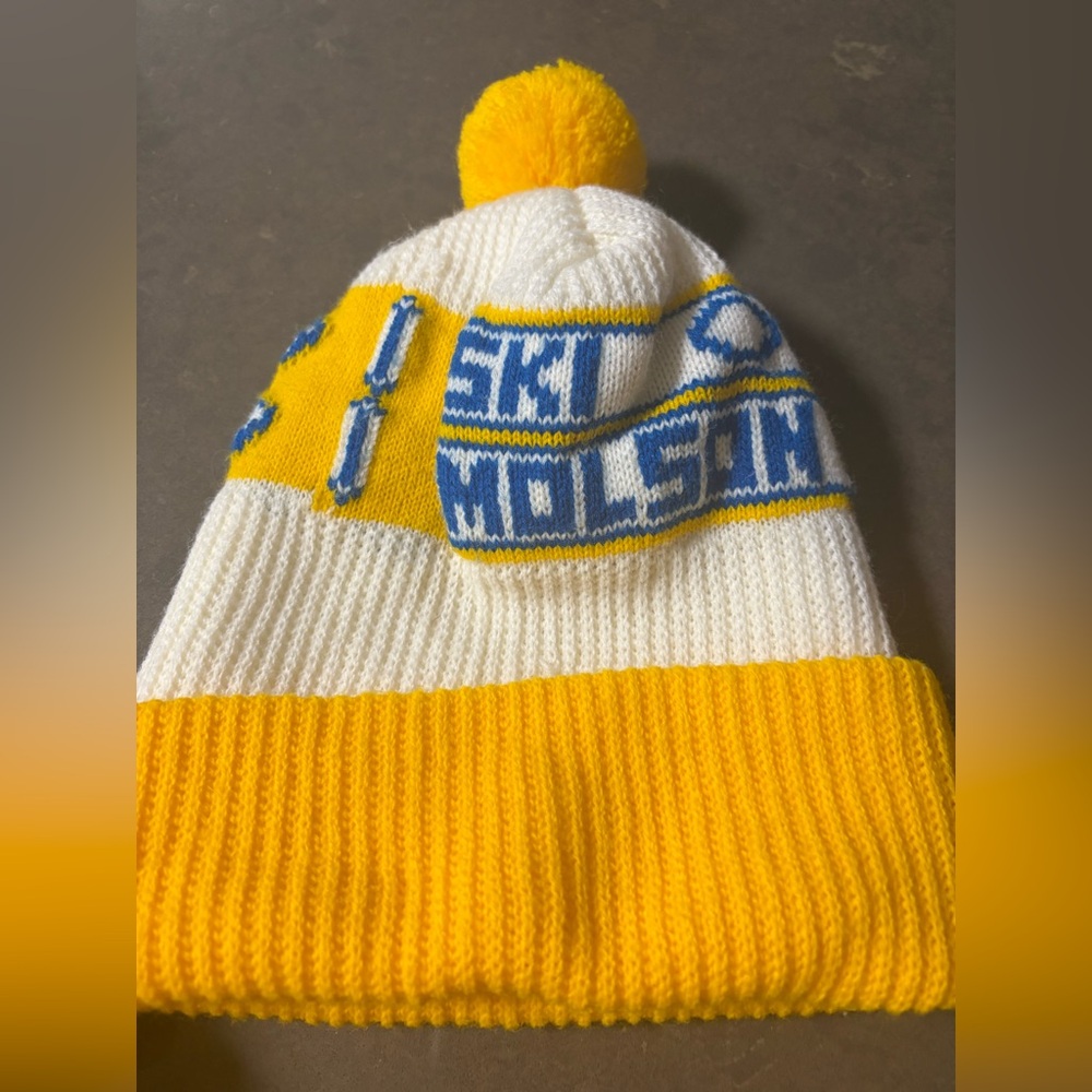 Rare vintage Brewerania Molson Ski toque 1970-80 new skiing hat